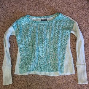 Blue and green sweater from American Eagle